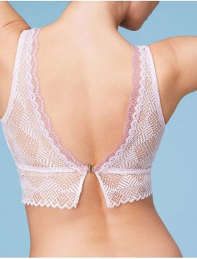 Мягкий кружевной бралетт Alles LIOR M/BF BRALETTE, Цвет: розовый, Размеры: M, изображение 2