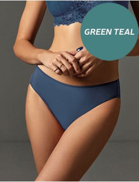 Трусы слипы Janira GRETA 1031294 Brislip green teal, Цвет: green teal (бирюзово, Размеры: S, изображение 3