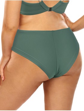 Однотонные плавки бразилиана Lorin L8044 BIG, Цвет: хаки, Размеры: M