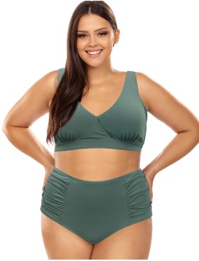 Высокие плавки с драпировкой Lorin L8048 BIG, Цвет: хаки, Размеры: L, изображение 3