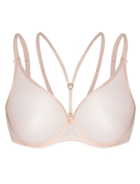 Мягкий формованный бюстгальтер Mefemi JULIANA U minimizer капучино, Цвет: капучино, Размеры: 90E, изображение 9