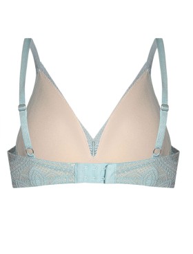 Бюстгальтер супер пуш-ап без косточек Mefemi JULIETTA Super P-UP голубой, Цвет: голубой, Размеры: 70E, изображение 9