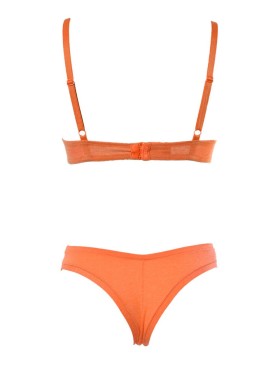 Комплект триангул бразилиана Sielei HAPPY COLORS 14587 arancio melange, Цвет: arancio (оранжевый), Размеры: 75B, изображение 3