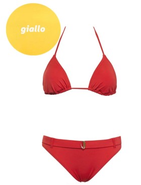 Купальник шторка бразилиана Sielei NS52+NS69 giallo, Цвет: giallo (желтый), Размеры: 75B, изображение 2