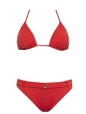 Купальник шторка бразилиана Sielei NS52+NS69 rosso, Цвет: rosso (красный), Размеры: 75B, изображение 2