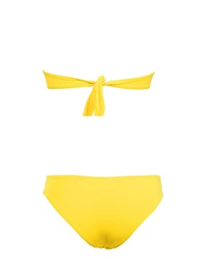 Раздельный купальник бандо Sielei S57+NS61 giallo, Цвет: giallo (желтый), Размеры: 75B, изображение 3