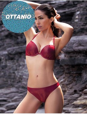 Купальник пуш-ап бразилиана Sielei SP86 ottanio, Цвет: ottanio (голубой), Размеры: 70B