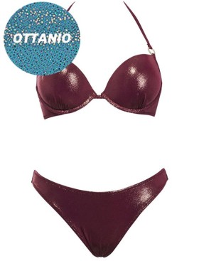 Купальник пуш-ап бразилиана Sielei SP86 ottanio, Цвет: ottanio (голубой), Размеры: 70B, изображение 2