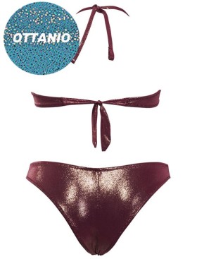 Купальник пуш-ап бразилиана Sielei SP86 ottanio, Цвет: ottanio (голубой), Размеры: 70B, изображение 3