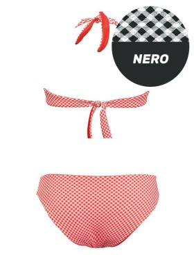 Двусторонний раздельный купальник Sielei VY51+VY63 nero, Цвет: nero (черный), Размеры: 95B, изображение 4