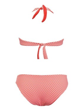 Двусторонний раздельный купальник Sielei VY51+VY63 rosso, Цвет: rosso (красный), Размеры: 75C, изображение 4