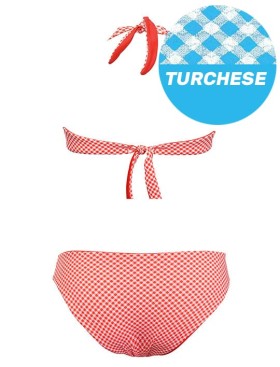 Двусторонний раздельный купальник Sielei VY51+VY63 turchese, Цвет: turchese (бирюзовый), Размеры: 85B, изображение 4