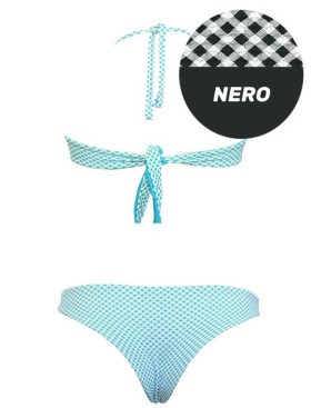 Купальник с двусторонними плавками Sielei VY54+VY68 nero, Цвет: nero (черный), Размеры: 75C, изображение 4