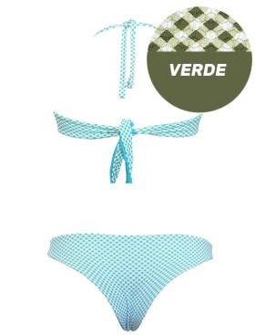 Купальник с двусторонними плавками Sielei VY54+VY68 verde militare, Цвет: verde militare (хаки, Размеры: 75C, изображение 4