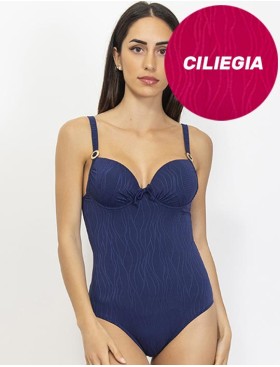 Совместный купальник Sielei WA50 ciliegia, Цвет: ciliegia (вишневый), Размеры: 80C