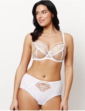 Трусики бразилиана Subtille AVRIL WHITE mini, Цвет: белый, Размеры: S, изображение 3