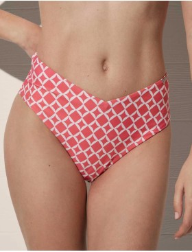 Высокие плавки Ysabel Mora 82449 розовый/белый, Цвет: розовый/белый, Размеры: S