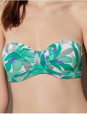 Купальный бюст бандо Ysabel Mora 82574 мультиколор, Цвет: мульти, Размеры: 85B