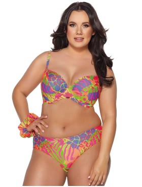 Мягкий бюстгальтер для купания Ava SK188 M Fluo, Цвет: мультиколор, Размеры: 80E, изображение 4