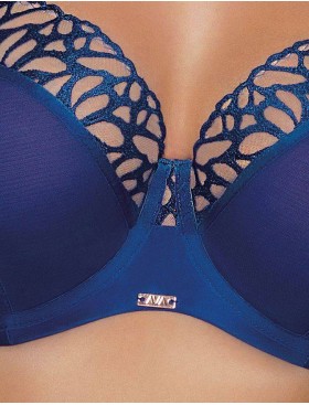 Бюстгальтер полумягкий Ava MONARCH 2056 PU Cobalt, Цвет: сапфир, Размеры: 75H, изображение 4