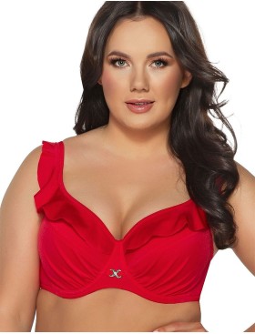 Бюстгальтер купальный мягкая чашка Ava SK181 M Barbados, Цвет: красный, Размеры: 85D, изображение 4