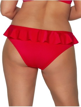 Плавки бразилиана с оборкой Ava SF181/11 Barbados, Цвет: красный, Размеры: L, изображение 2