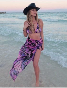 Яркое парео Esotiq ICARUS 41720, Цвет: сиреневый, Размеры: UN, изображение 2