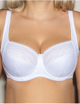 Полумягкий бюстгальтер с подкроем Fluide COMPLIMENT 6090 белый, Цвет: белый, Размеры: 75H