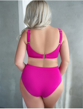 Высокие плавки Kris Line CALIFORNIA high waist фуксия, Цвет: фуксия, Размеры: 2XL, изображение 5