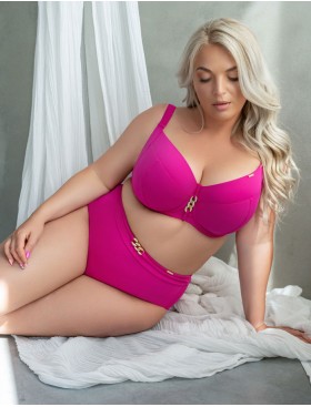 Мягкий бюстгальтер от купальника Kris Line CALIFORNIA soft full cup фуксия, Цвет: фуксия, Размеры: 65G, изображение 8