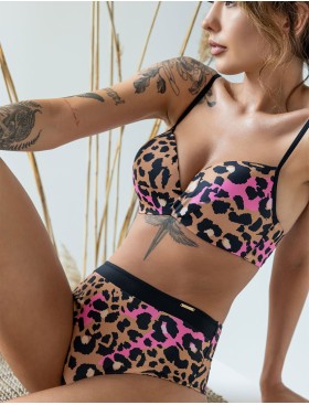 Высокие плавки бразилиана Kris Line KENYA Brasyliana High Waist, Цвет: оригинал, Размеры: 2XL, изображение 3