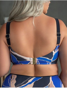 Мягкий бюстгальтер купальника Kris Line MONACO soft full cup, Цвет: мульти, Размеры: 100D, изображение 2