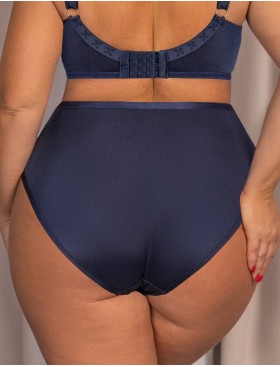 Трусы высокие Kris Line MYSTERY high waist, Цвет: темно-синий, Размеры: L, изображение 2