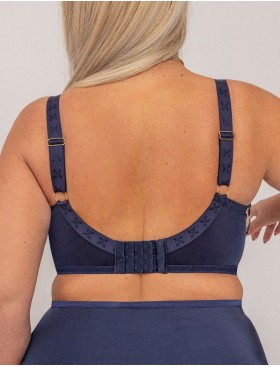 Мягкий бюстгальтер на большую грудь Kris Line MYSTERY soft full cup, Цвет: темно-синий, Размеры: 70L, изображение 2