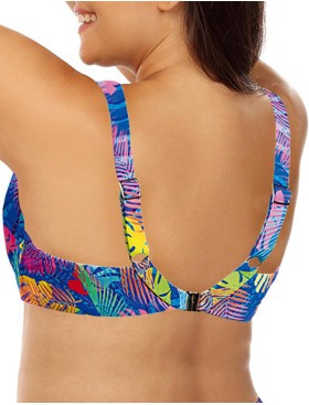 Пляжный бюст-топ Lorin L3167 BIG, Цвет: голубой, Размеры: 65G, изображение 2