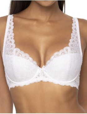 Бюстгальтер балконет MAT NATALIE M-3824-22 Bialy, Цвет: белый, Размеры: 70I