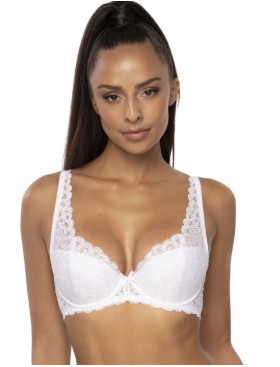 Бюстгальтер балконет MAT NATALIE M-3824-22 Bialy, Цвет: белый, Размеры: 70I, изображение 3