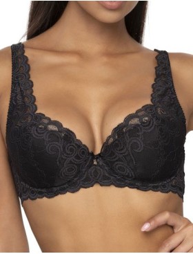 Бюстгальтер балконет MAT NATALIE M-3824-22 Czarny, Цвет: черный, Размеры: 70I