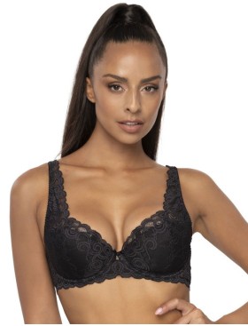 Бюстгальтер балконет MAT NATALIE M-3824-22 Czarny, Цвет: черный, Размеры: 70I, изображение 3