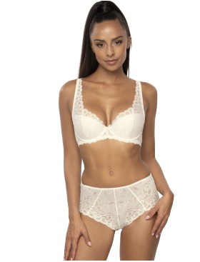 Высокие кружевные трусики MAT NATALIE F-3824-52 Ecru, Цвет: экрю, Размеры: S, изображение 2