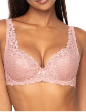 Бюстгальтер балконет MAT NATALIE M-3824-22 Roz Pudrowy, Цвет: пудровый, Размеры: 70I