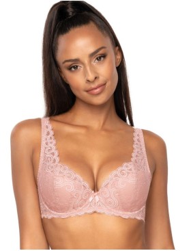 Бюстгальтер балконет MAT NATALIE M-3824-22 Roz Pudrowy, Цвет: пудровый, Размеры: 70I, изображение 3