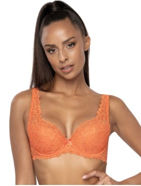 Бюстгальтер балконет тюльпан MAT CARMELA Pomaranczowy M-053-22, Цвет: оранжевый, Размеры: 70I, изображение 3