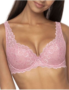 Бюстгальтер балконет тюльпан MAT CARMELA Roze 053-22, Цвет: розовый, Размеры: 70I