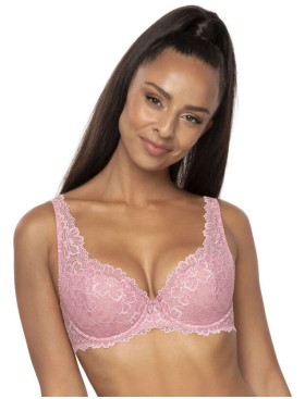 Бюстгальтер балконет тюльпан MAT CARMELA Roze 053-22, Цвет: розовый, Размеры: 70I, изображение 3