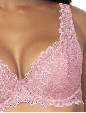 Бюстгальтер балконет тюльпан MAT CARMELA Roze 053-22, Цвет: розовый, Размеры: 70I, изображение 4