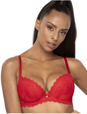 Бюстгальтер с пуш-ап MAT ESTELLE Czerwony M-0198-11-2, Цвет: красный, Размеры: 80C, изображение 3