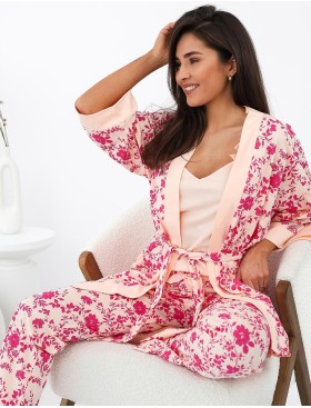 Пижама топ и брюки Sensis ISABELLA, Цвет: персиковый, Размеры: S, изображение 3