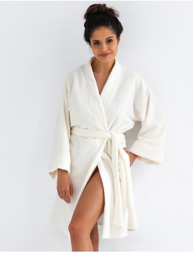 Банный халат Sensis JUANA, Цвет: белый, Размеры: S/M