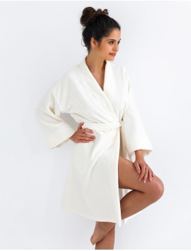 Банный халат Sensis JUANA, Цвет: белый, Размеры: S/M, изображение 2
